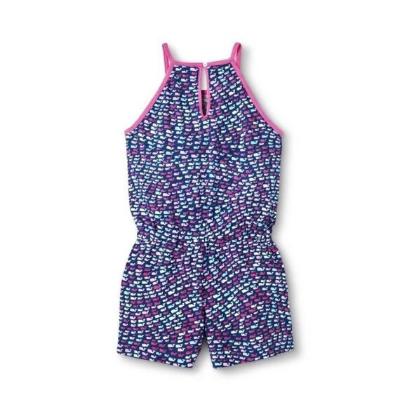VINEYARD VINES TARGET Whales Romper Girls L 10 12 - Picture 2 of 7